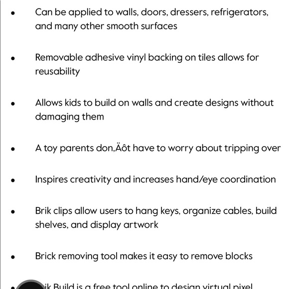 Brik Tile - Wall & Table Building Kit - Compatible with Major Brands (Black) - Picture 10 of 15